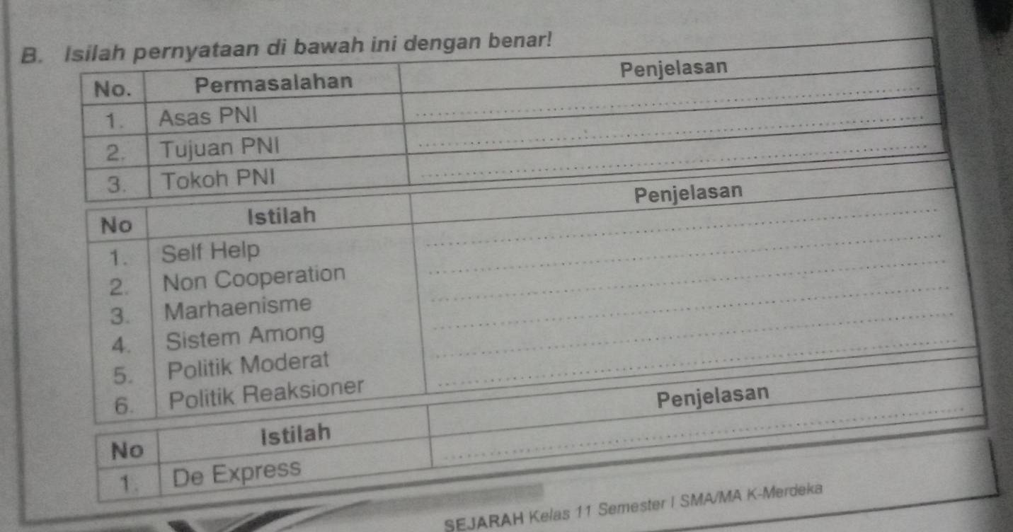 SEJARAH Kelas 11 Seme