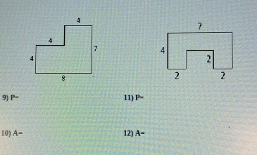 P= 11) P=
10) A= 12) A=