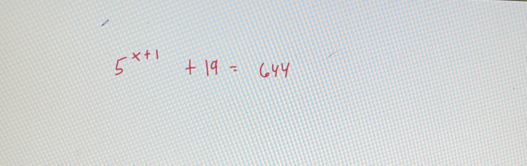 5^(x+1)+19=644