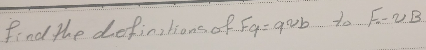 find the defintions of Fq= goob to F-vB