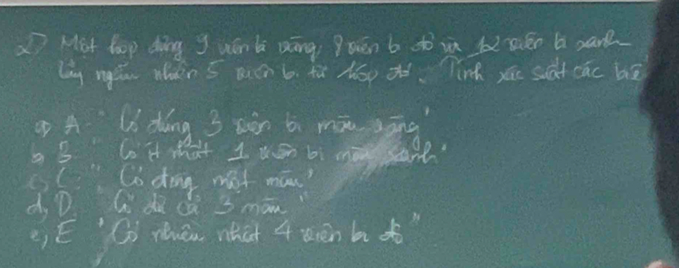 Mot loop ding guén b zāng puén b do in b eén war
Lig ngiun waen 5 muán b. fù hop oò linh yáu suàt các bé
up A li ding 3 sàn b. māu āng
6 B Co t what I usn bi mosart
Co dong wt man
d D. Gdo ca s mān
, E Do nhen what 4 bièn b do