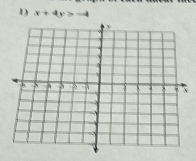 x+4y>-4