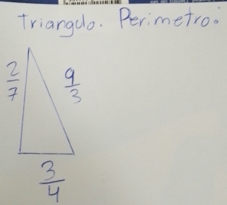 Trianguo. Perimetroo