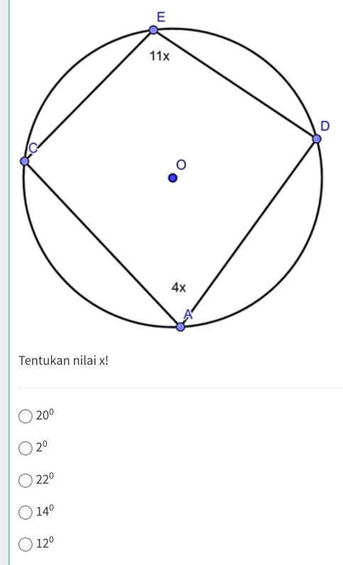 E
D
20°
2^0
22°
14°
12^0