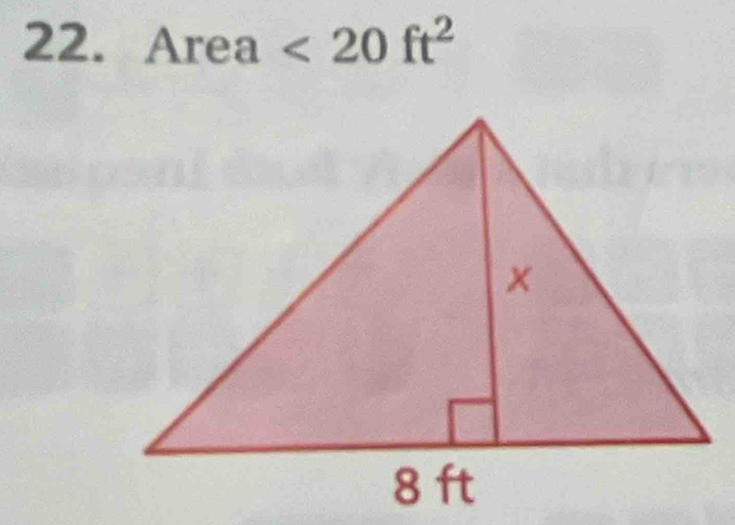 Are a<20ft^2 |a|