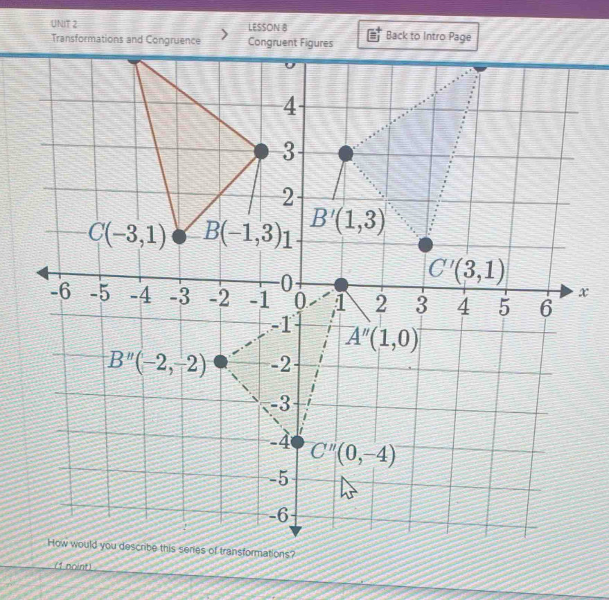 LESSON 8
Back to Intro Page
x
(1 noint)