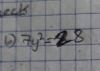 beck
7y^2=28