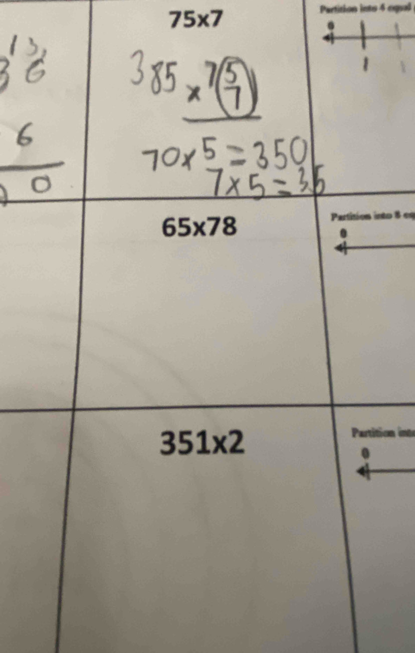 75* 7
Partition into 4 cgsal
on int