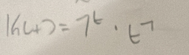 1hw=7=7^t· t^7