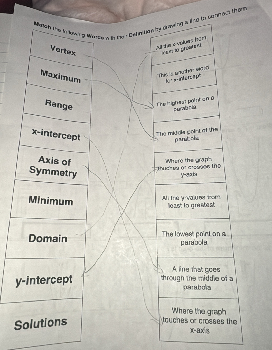 connect them
y
S