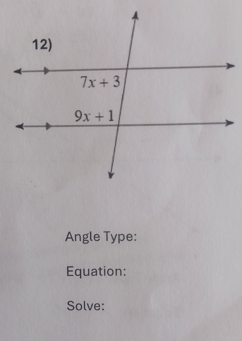 Angle Type:
Equation:
Solve: