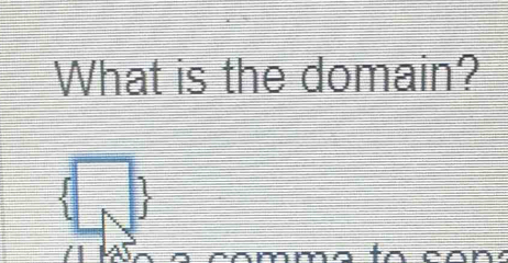 What is the domain? 
 □ 
co mm a to c o n a