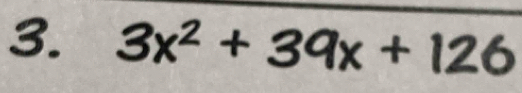 3x² + 39x + 12(