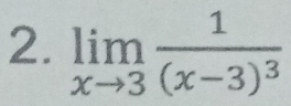 limlimits _xto 3frac 1(x-3)^3