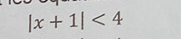 |x+1|<4</tex>