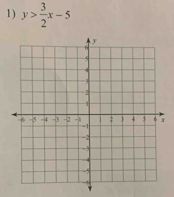 y> 3/2 x-5