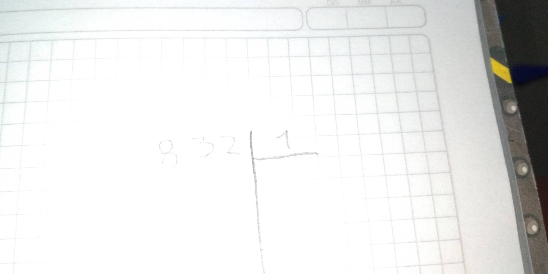 a=frac 4 4/□  