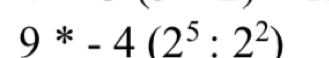 9^*-4(2^5:2^2)