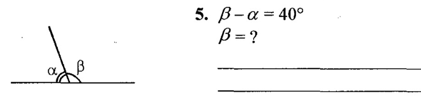 beta -alpha =40°
beta = ?
_
_