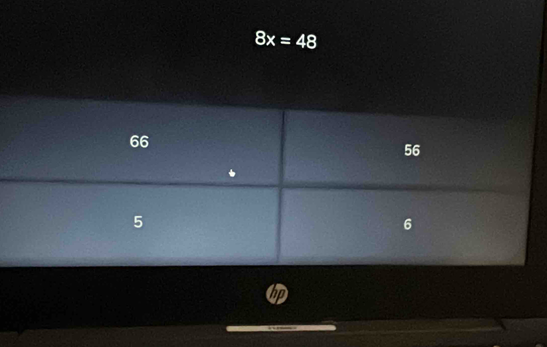 8x=48
6p