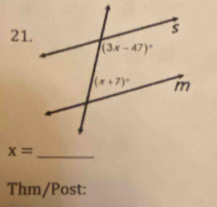 x=
Thm/Post: