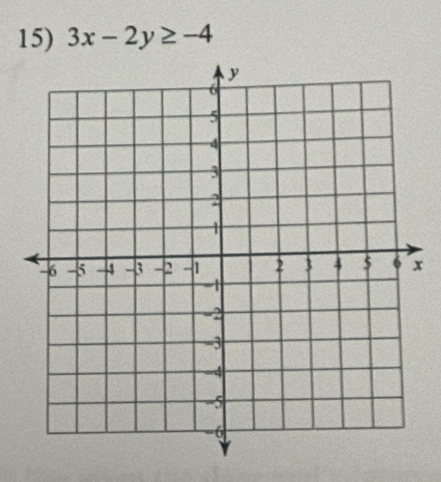 3x-2y≥ -4
x