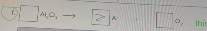 □ Al_2O_3 to ²ª A | +□ +□  this