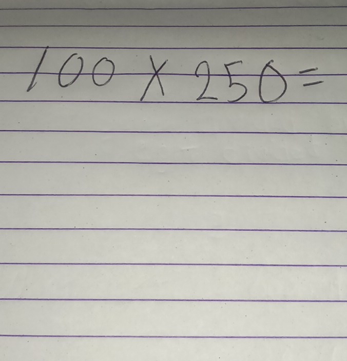 100* 250=