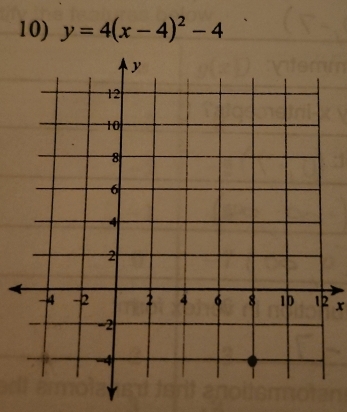 y=4(x-4)^2-4
2 x