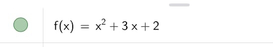 f(x)=x^2+3x+2