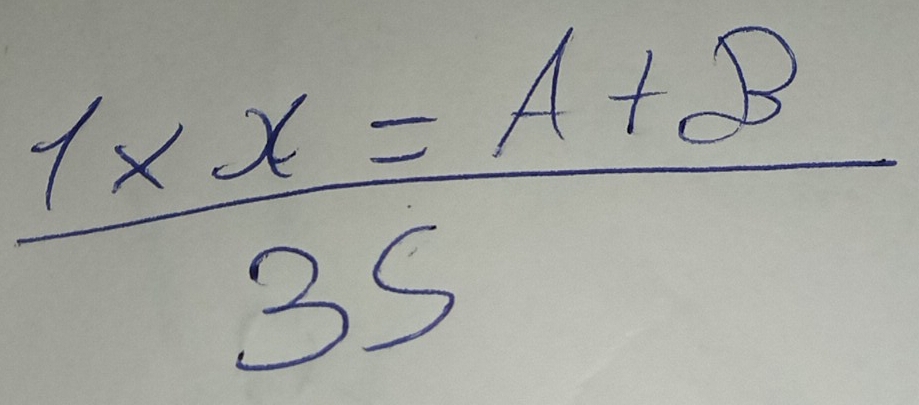  (1* x=1+23)/35 