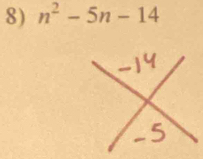 n^2-5n-14