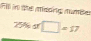 Fill in the missing rumber
2^1 □ =17