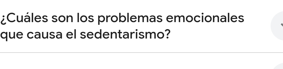 ¿Cuáles son los problemas emocionales 
que causa el sedentarismo?