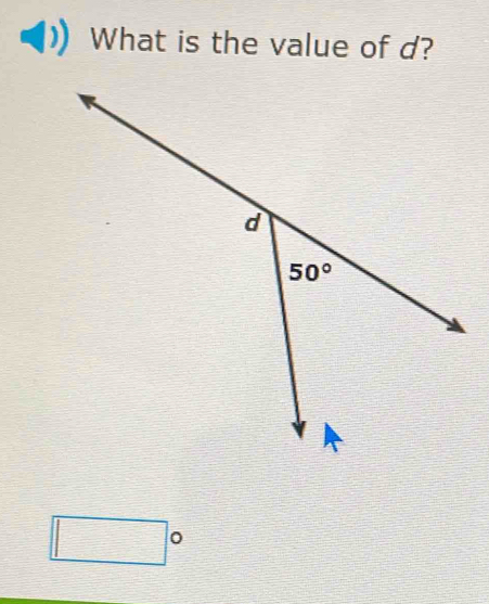 What is the value of d?
0