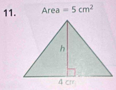 Are =5cm^2