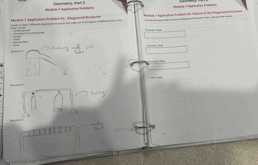 Solved: Geometry, Part 2 Geometry, P an Module 7 Application Problems ...