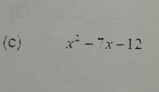 x^2-7x-12