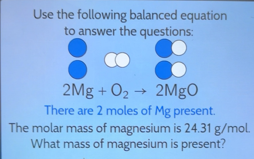 Risolto:Use the following balanced equation to answer the questions ...