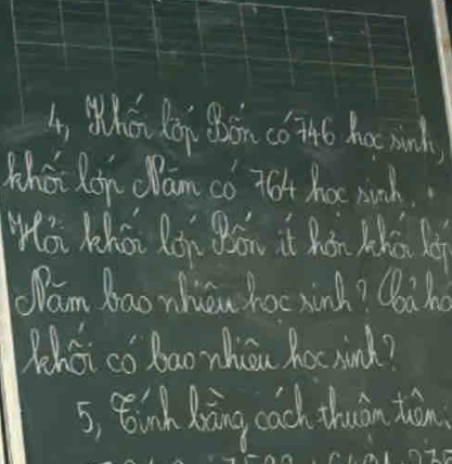 4, Whōu loi Bon co i46 ha winh) 
Whai Ron cDam co 764 hoe ninh. 
Wái Khái Rói Qān it Ràn lhú lo 
Wam Baonhieu hoc xinh? QBa ho 
Whci co bao zhiou Roc xink? 
5, 8oinh loāng cach thuàn hān