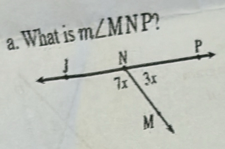 m∠ MNP