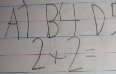 ABL D
2+2=