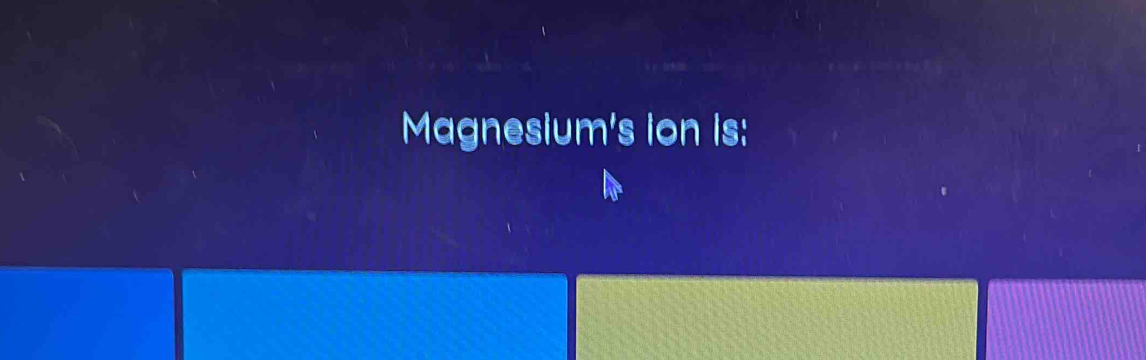 Magnesium's ion is: