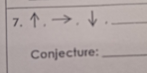 uparrow overline  
_ 
Conjecture:_