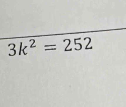 3k^2=252