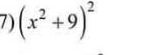 (x^2+9)^2