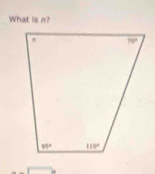 What is n?