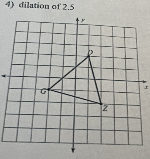 dilation of 2.5