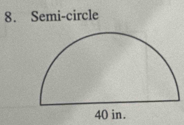 Semi-circle