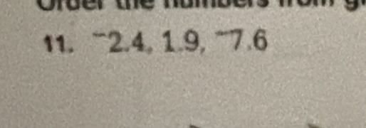 ~2.4, 1.9, ~7.6